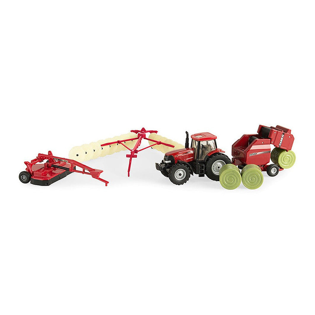Ertl 44078 1/64 Scale Case Ih Haying Playset Playset Includes: Puma 210Cvt