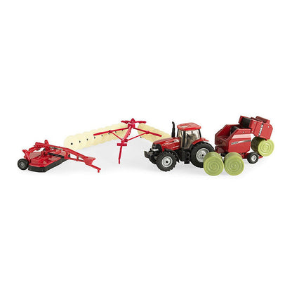 Ertl 44078 1/64 Scale Case Ih Haying Playset Playset Includes: Puma 210Cvt