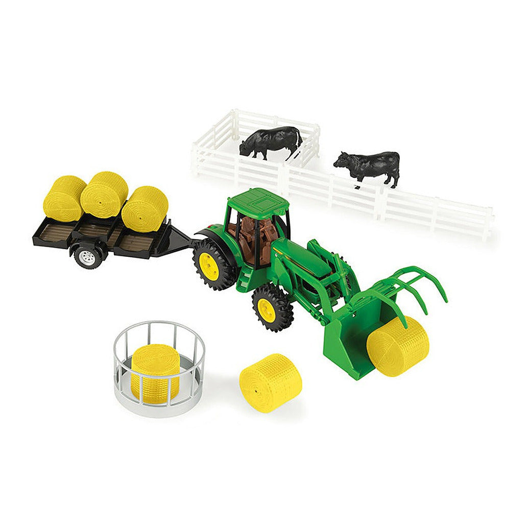 Ertl 47519 1/32 Scale John Deere Haying Playset Playset Includes: John Deere