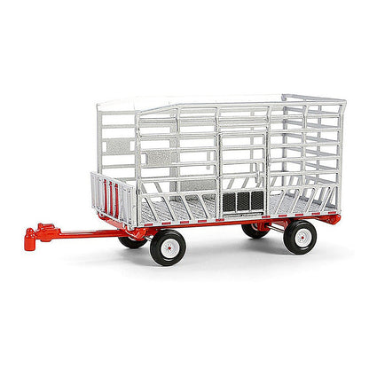 Greenlight 48090-F 1/64 Scale Bail Throw Wagon
