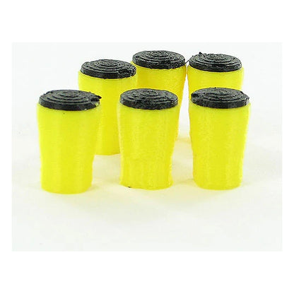 3D To Scale 50-107-Y 1/50 – Crash Barrels 6pk Yellow Scene Detail