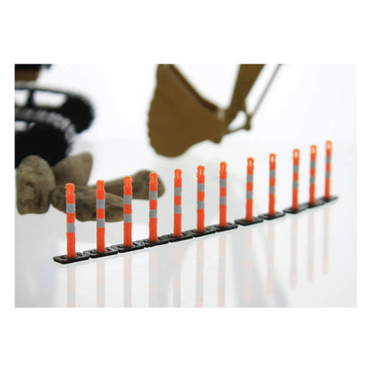 3D To Scale 50-108-OR 1/50 – Lane Markers 12pk Orange Diorama