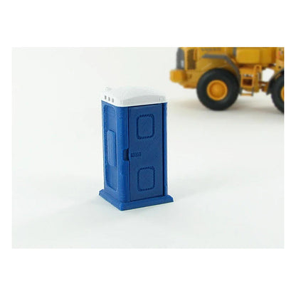 3D To Scale 50-141-BL 1/50 – Porta-Potty Blue/White Miniature Detail