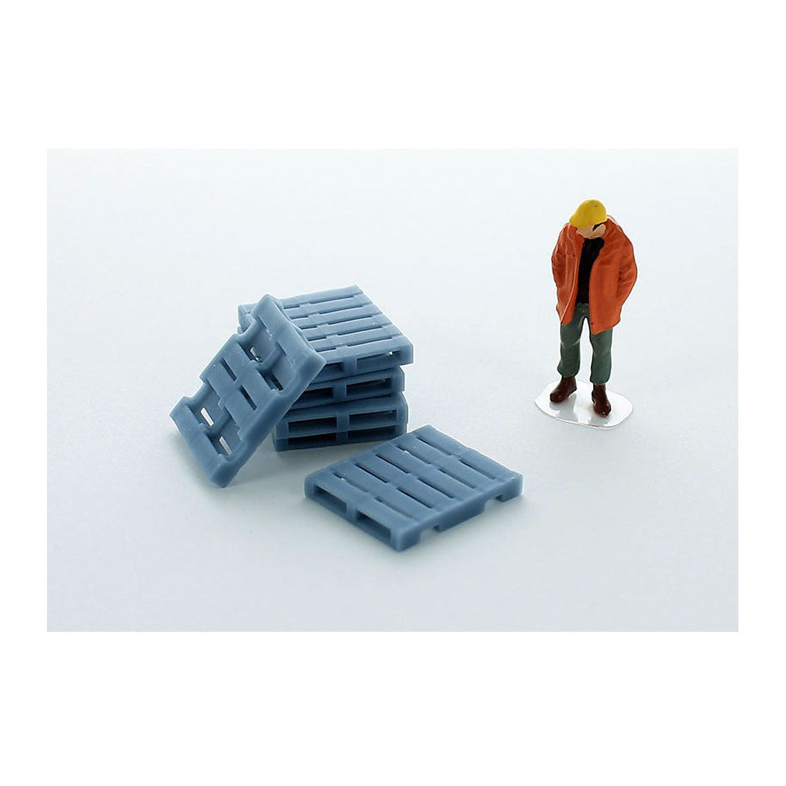 3D To Scale 50-242-GY 1/50 – Freight Pallets 6pk Gray Diorama Accessory