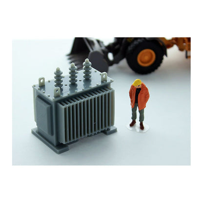 3D To Scale 50-440-GY 1/50 – Electrical Transformer Large Gray Diorama