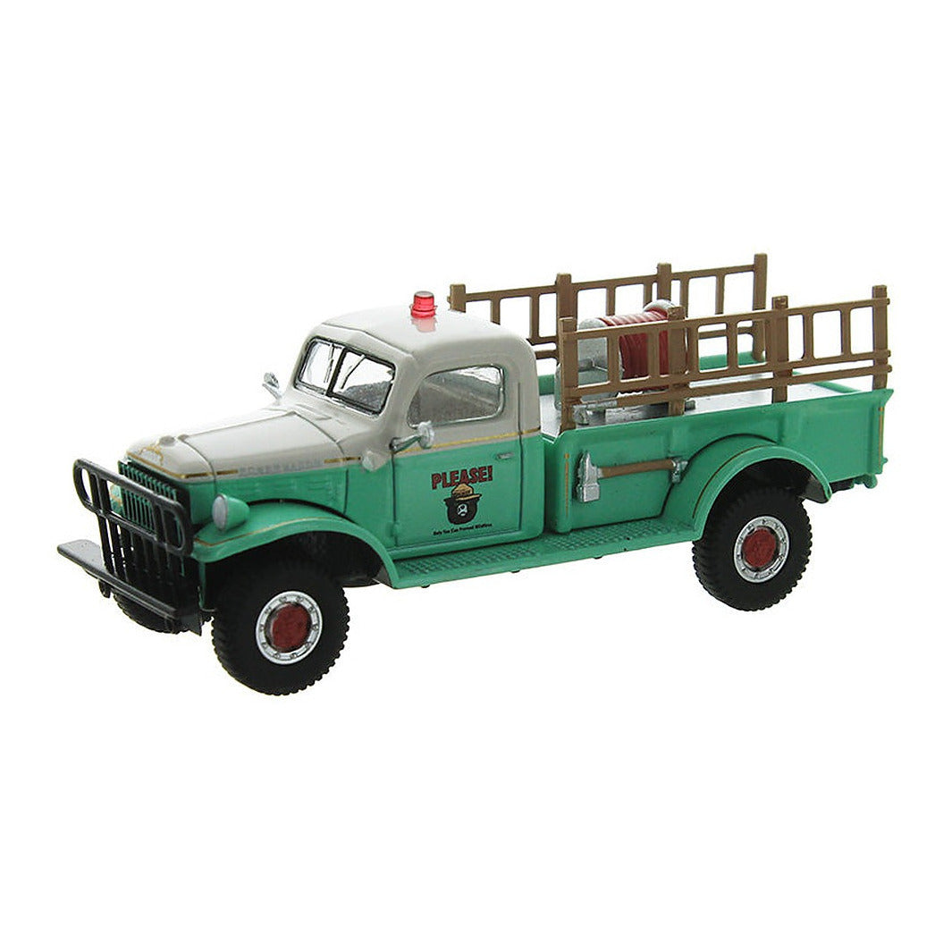 Greenlight 51470-C 1/64 Scale Smokey Bear - 1947 Dodge Power Wagon Fire
