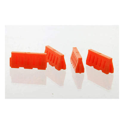 3D To Scale 64-102-OR 1/64 – Safety Barriers Water-Filled Orange Diorama