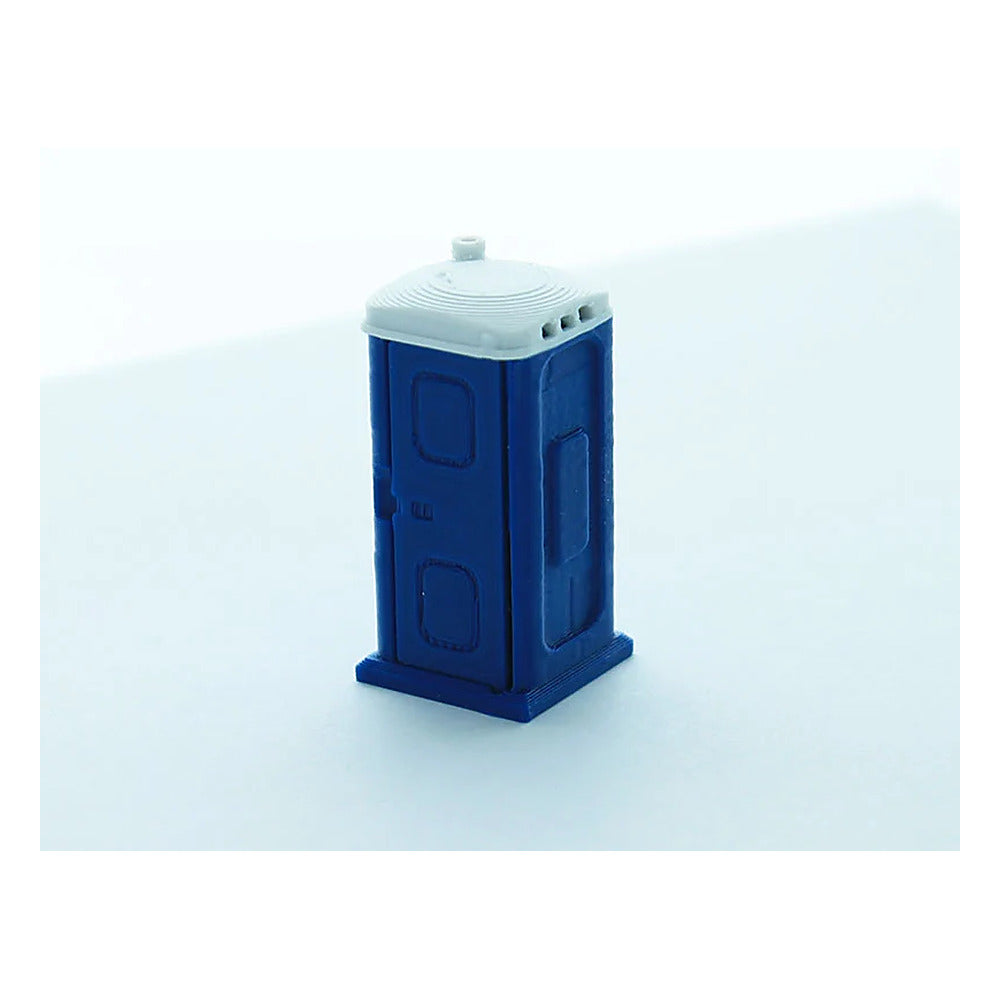 3D To Scale 64-141-BL 1/64 – Porta-Potty Blue/White Miniature Detail
