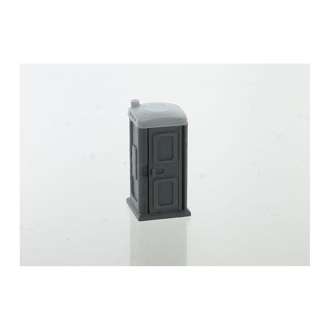 3D To Scale 64-141-GY 1/64 – Porta-Potty Gray/White Scene Accessory