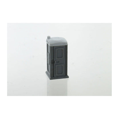 3D To Scale 64-141-GY 1/64 – Porta-Potty Gray/White Scene Accessory