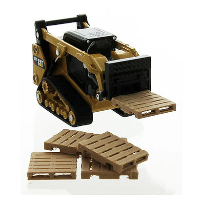 3D To Scale 64-242-WD 1/64 – Freight Pallets 6pk Wood Tone Scene Detail