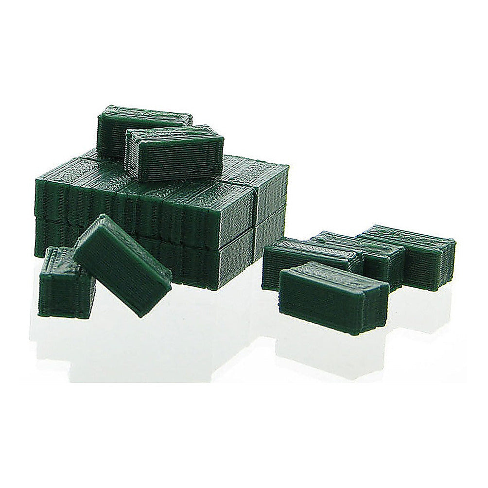 3D To Scale 64-306-GR 1/64 – Square Hay Bales 8pk Green Scene Accessory