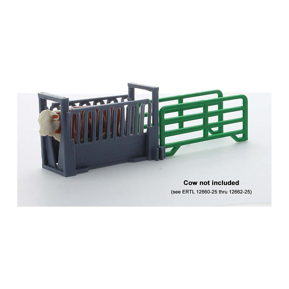 3D To Scale 64-316-GY 1/64 – Squeeze Chute Kit Gray Livestock Diorama