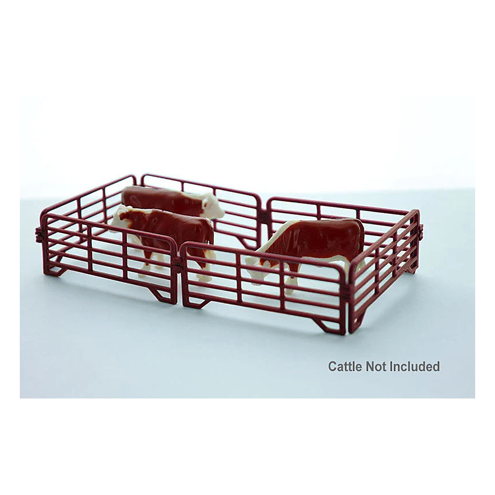 3D To Scale 64-318-R 1/64 – Corral Panels 12ft Red Scene Detail