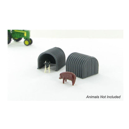 3D To Scale 64-330-GY 1/64 – Hog/Calf Shelter Gray Miniature Scene