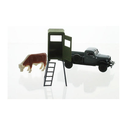 3D To Scale 64-340-DG 1/64 – Deer/Hunting Stand Dark Green Diorama