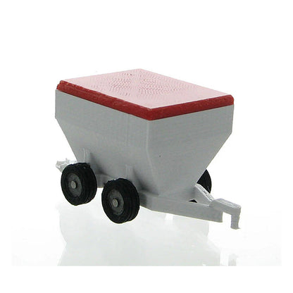 3D To Scale 64-352-WT 1/64 – Spreader Wagon White Miniature Utility