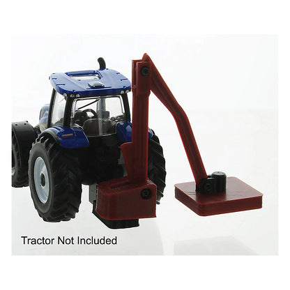 3D To Scale 64-358-R 1/64 – Boom Brush Cutter Red Tractor Mounted Model