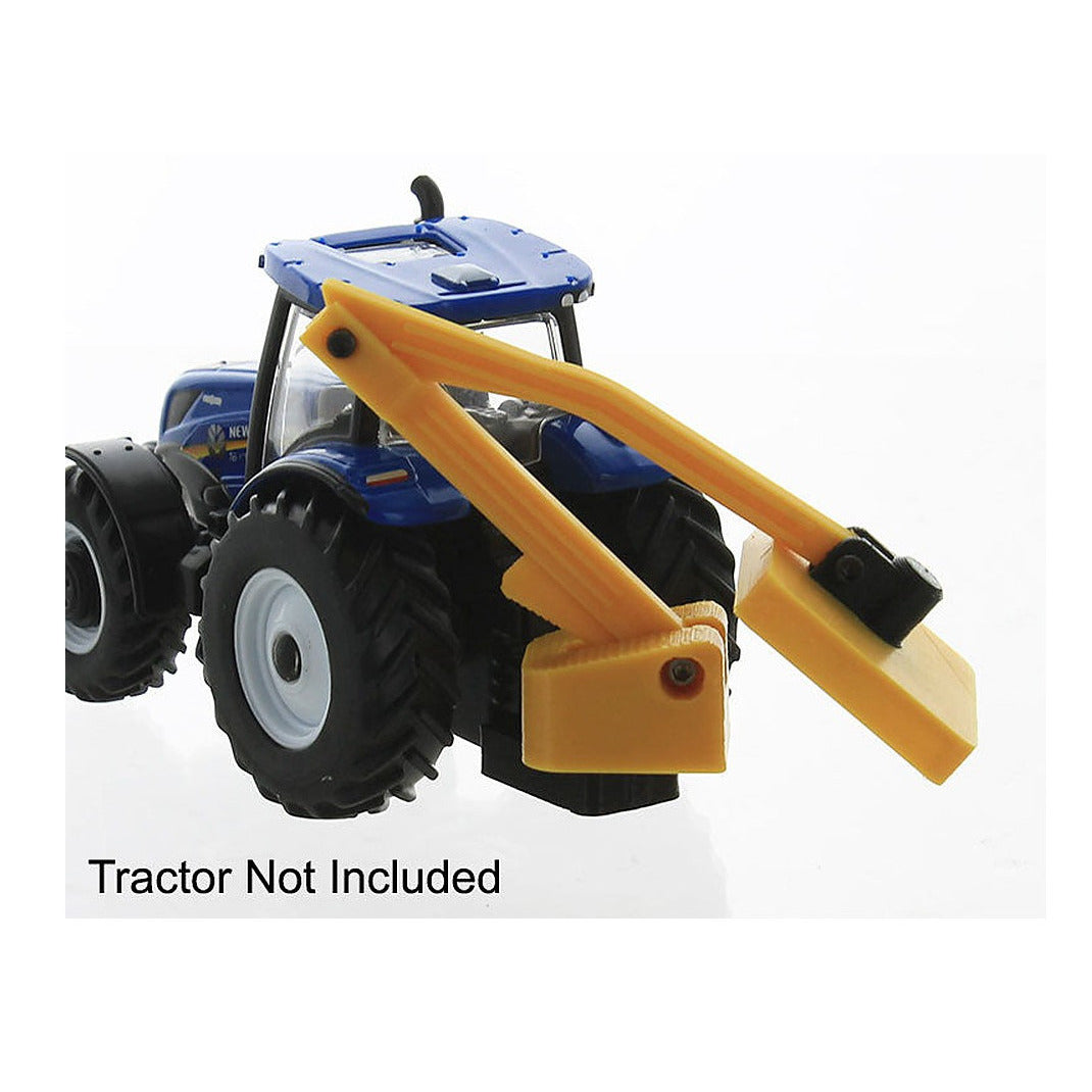 3D To Scale 64-358-Y 1/64 – Boom Brush Cutter Yellow Tractor Mounted Prop