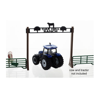 3D To Scale 64-624-BN 1/64 – Oak Hill Ranch Entry Brown Scene Accessory