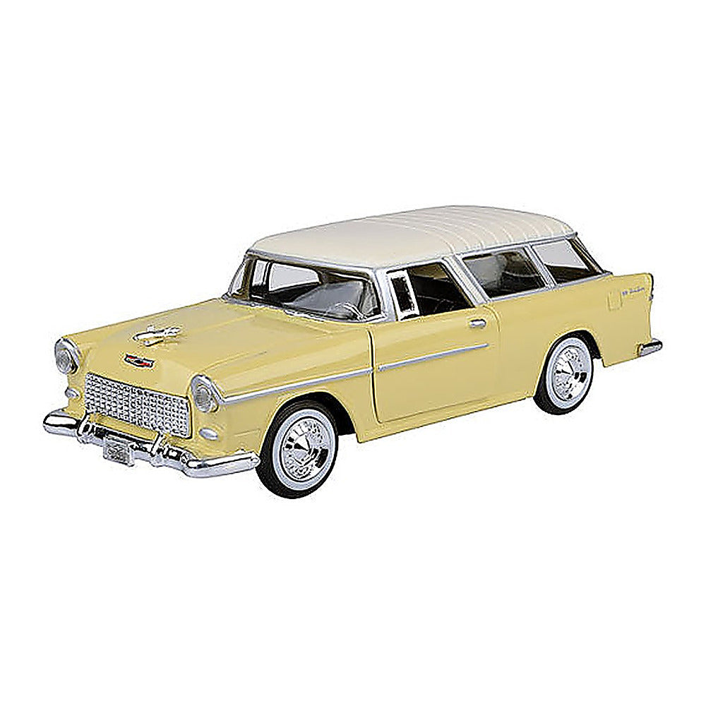 Motormax 73248AC-LY 1/24 Scale 1955 Chevrolet Bel Air Nomad