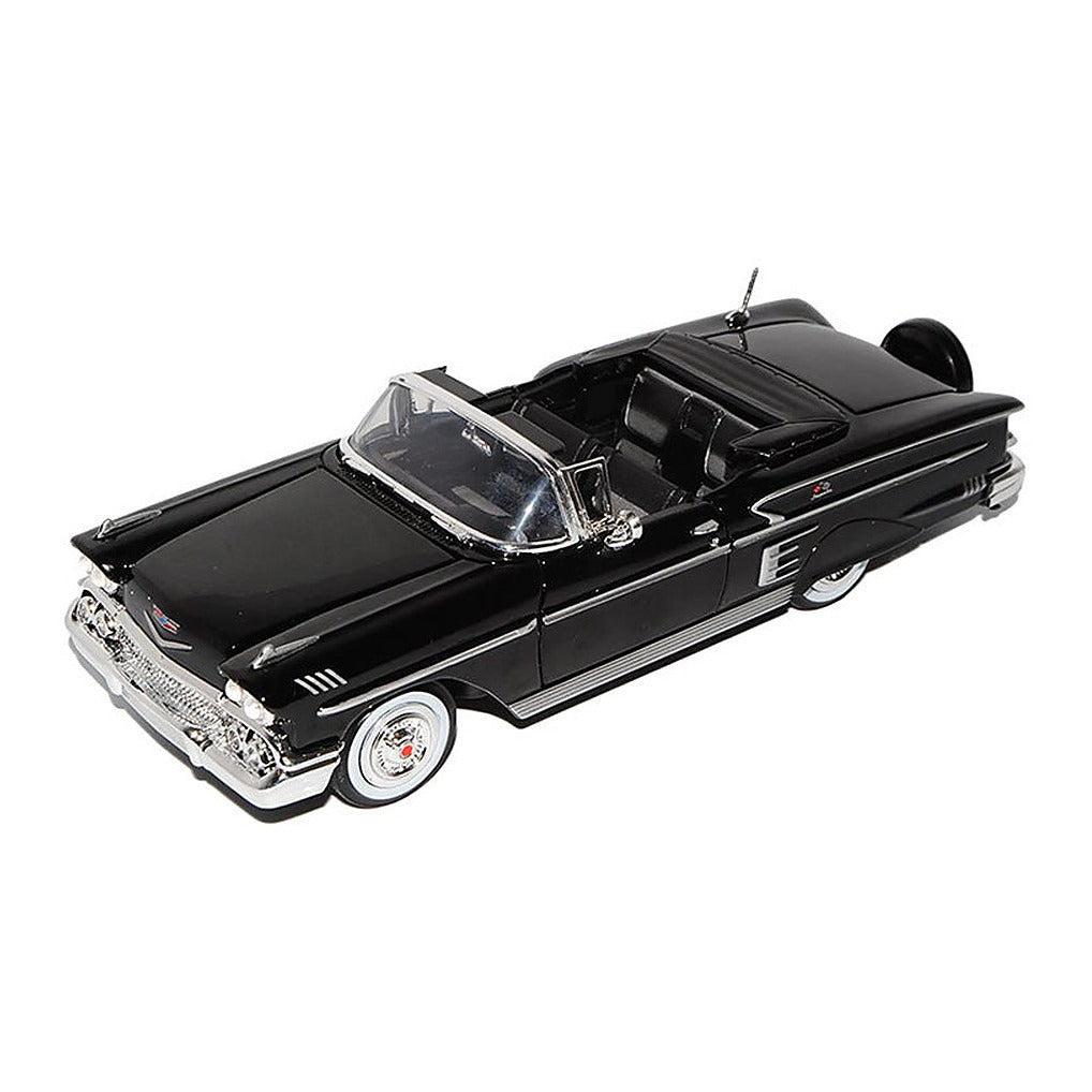 Motormax 73267AC-BK 1/24 Scale 1958 Chevrolet Impala Convertible