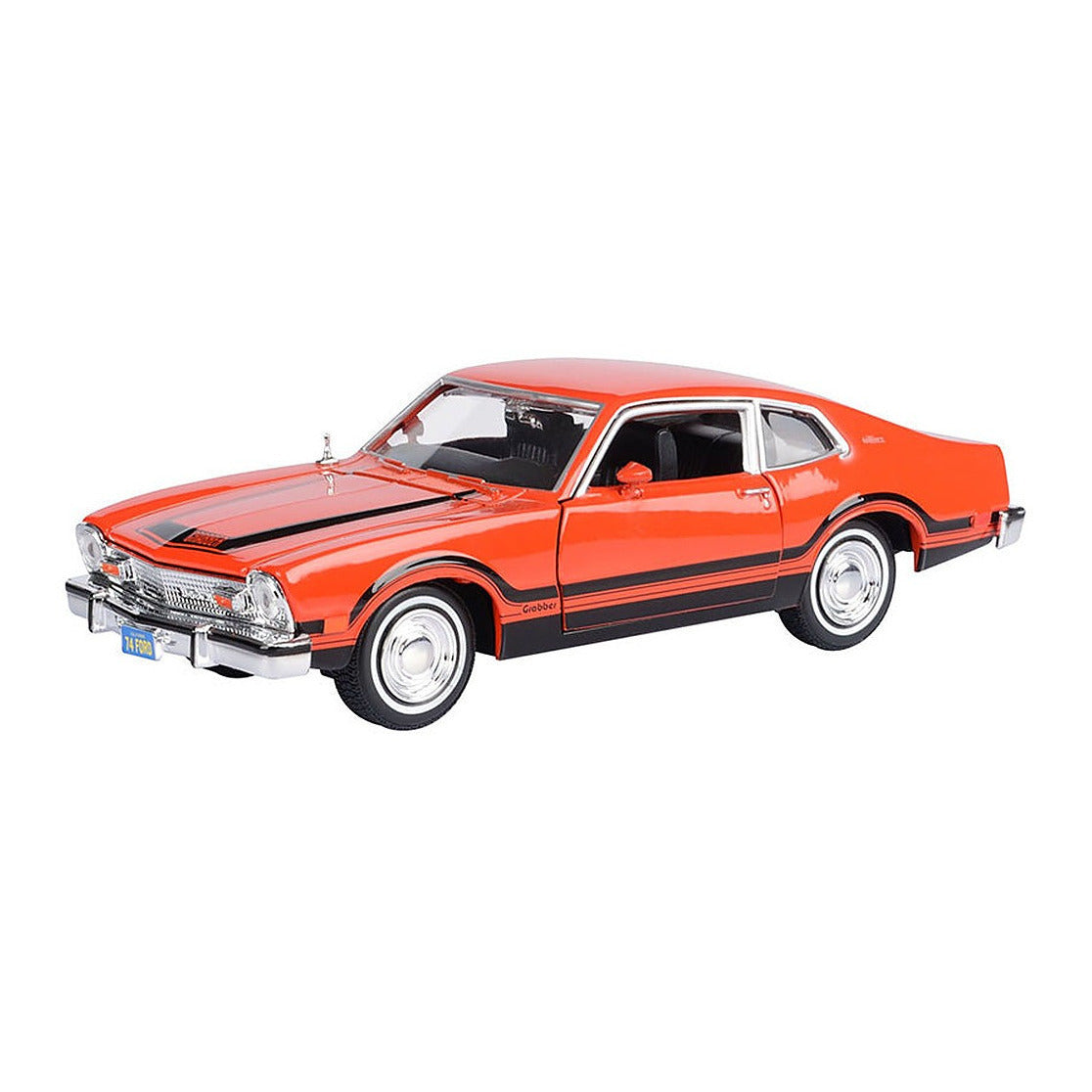 Motormax 73332AC-ORBK 1/24 Scale 1974 Ford Maverick Grabber