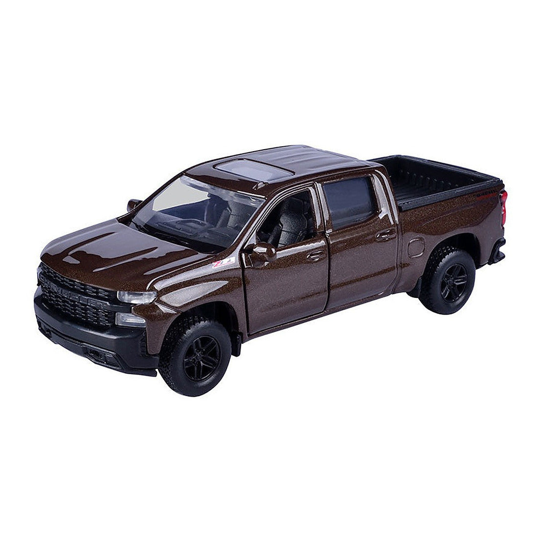 Motormax 73677AL-BR Scale 2019 Chevrolet Silverado Trail Boss