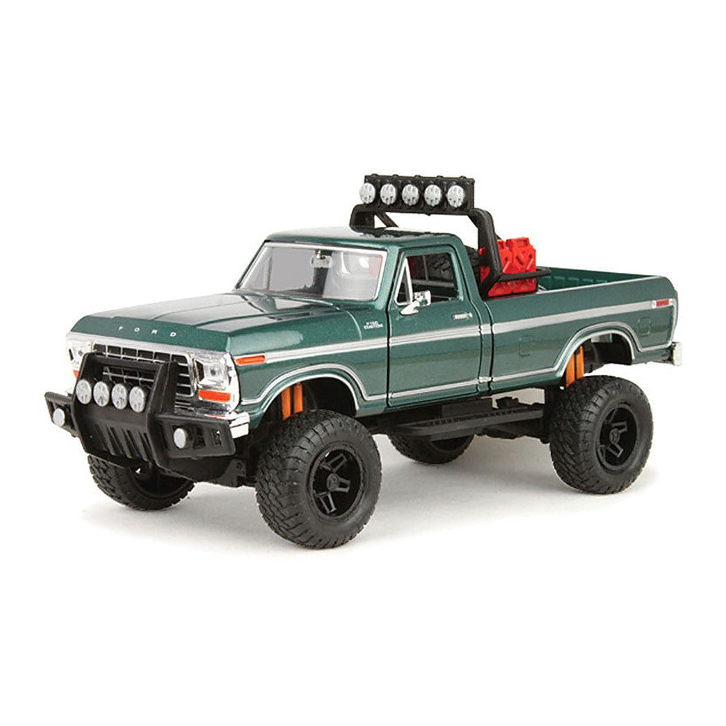Motormax 79138DKGR 1/24 Scale 1979 Ford F-150 Custom Off-Road Truck