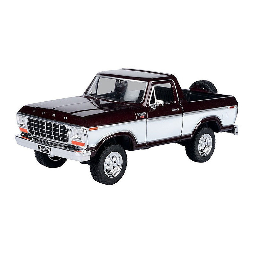 Motormax 79372BRWT 1/24 Scale 1978 Ford Bronco Open Top