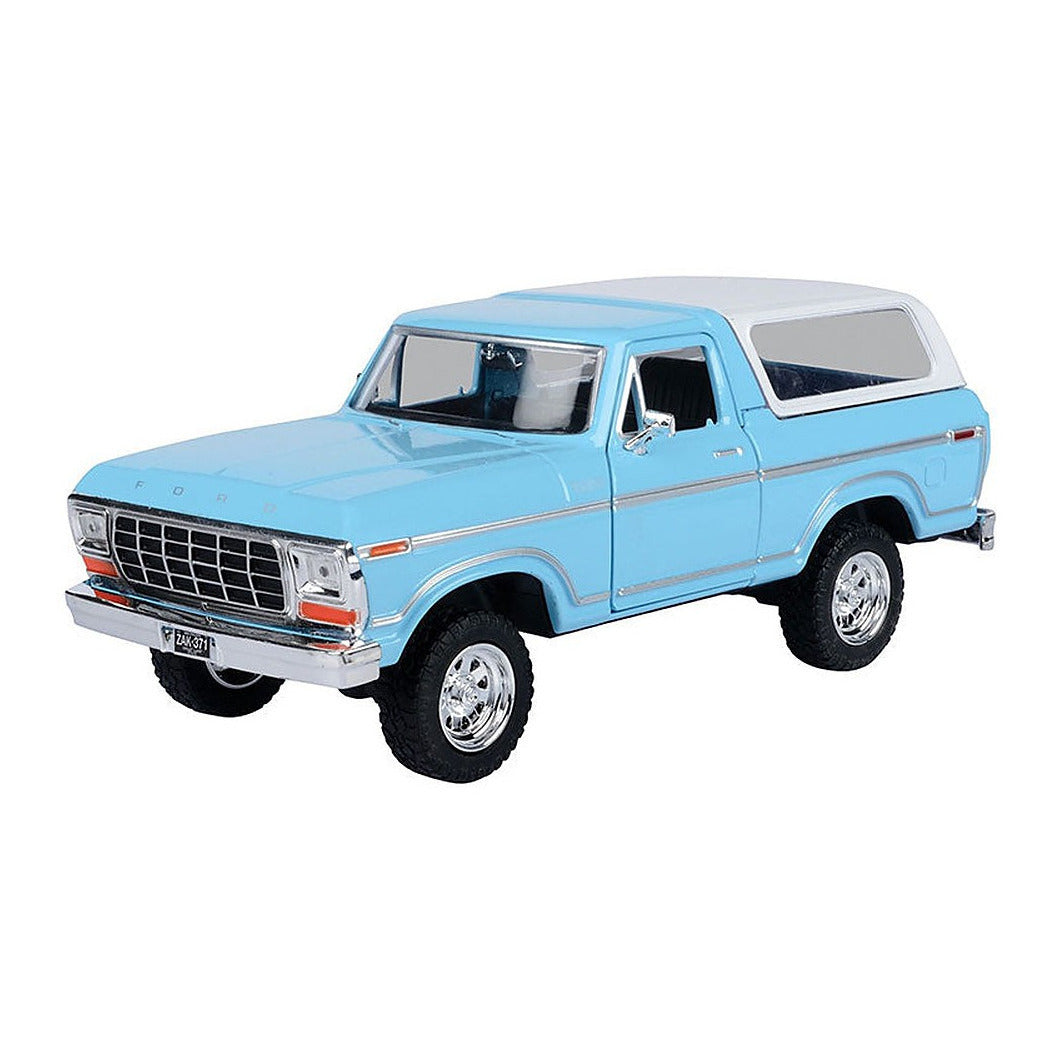 Motormax 79373LTBL 1/24 Scale 1978 Ford Bronco Hard Top