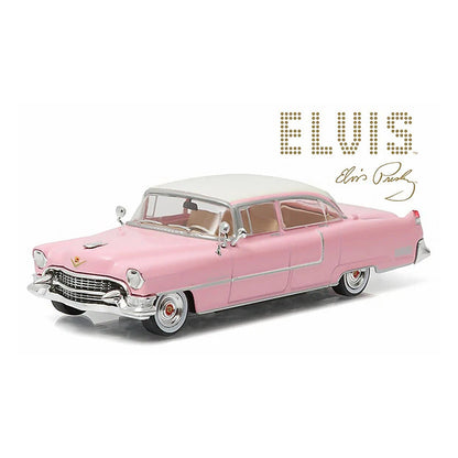 Greenlight 86491 1/43 Scale 1955 Cadillac Fleetwood Series 60 Pink Cadillac Hollywood
