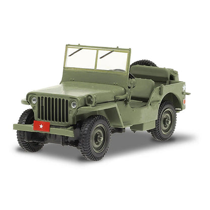 Greenlight 86593 1/43 Scale Army Brigadier General - 1942 Willys Mb Jeep
