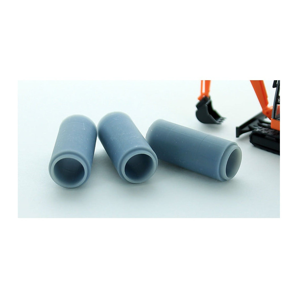 3D To Scale 87-125-GY 1/87 – 36in Culvert 3pk Gray Utility Prop
