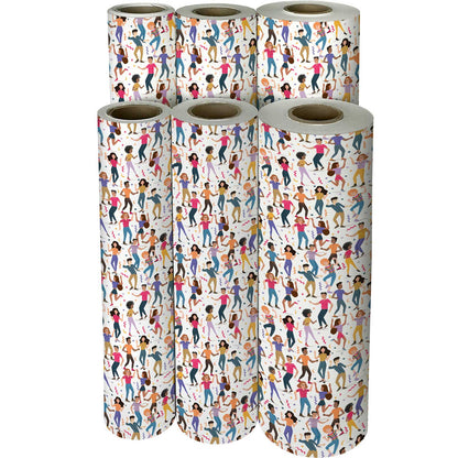 Dance Party Gift Wrap by Present Paper