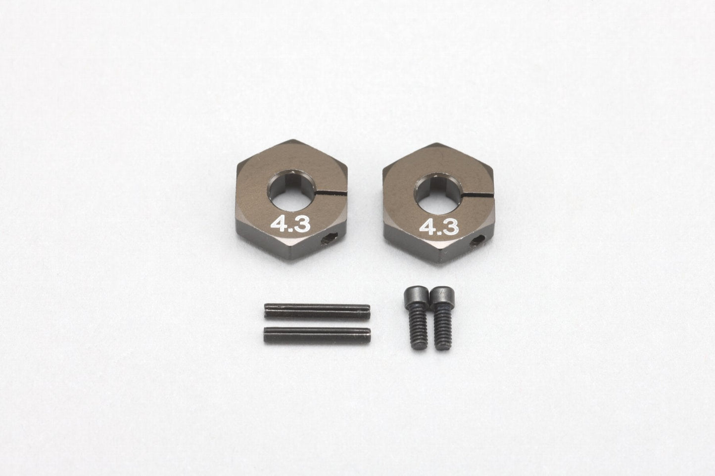 B4-011FA Yokomo Front Wheel Hexes (4.3)