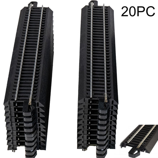 Bachmann 44481 9" Straight E-Z HO Train Track (20 Pieces)