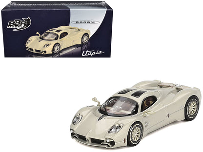 Pagani Utopia Presentation Grigio Rinascimento Silver 1/64 Diecast Model Car by BBR  free shipping USA