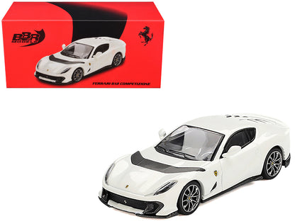 Ferrari 812 Competizione Bianco Avus White 1/64 Diecast Model Car by BBR  free shipping USA