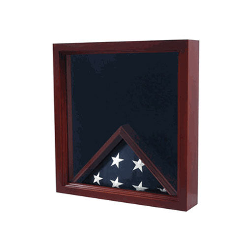 Flag and Document Display Case - Fit 5" x 8" flag.