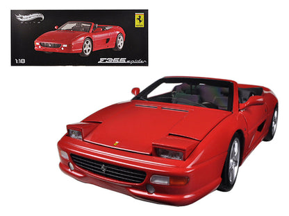 Ferrari F355 Spider Convertible Red Elite Edition 1/18 Diecast Car Model by Hot Wheels  free shipping USA