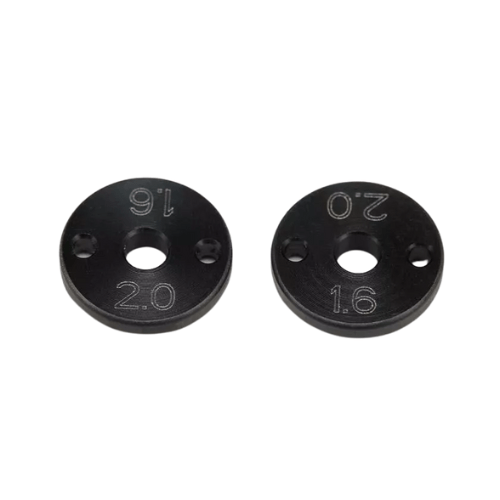 BM-S162A Yokomo "X" Black Shock Piston (1.6mm x 2 Hole)