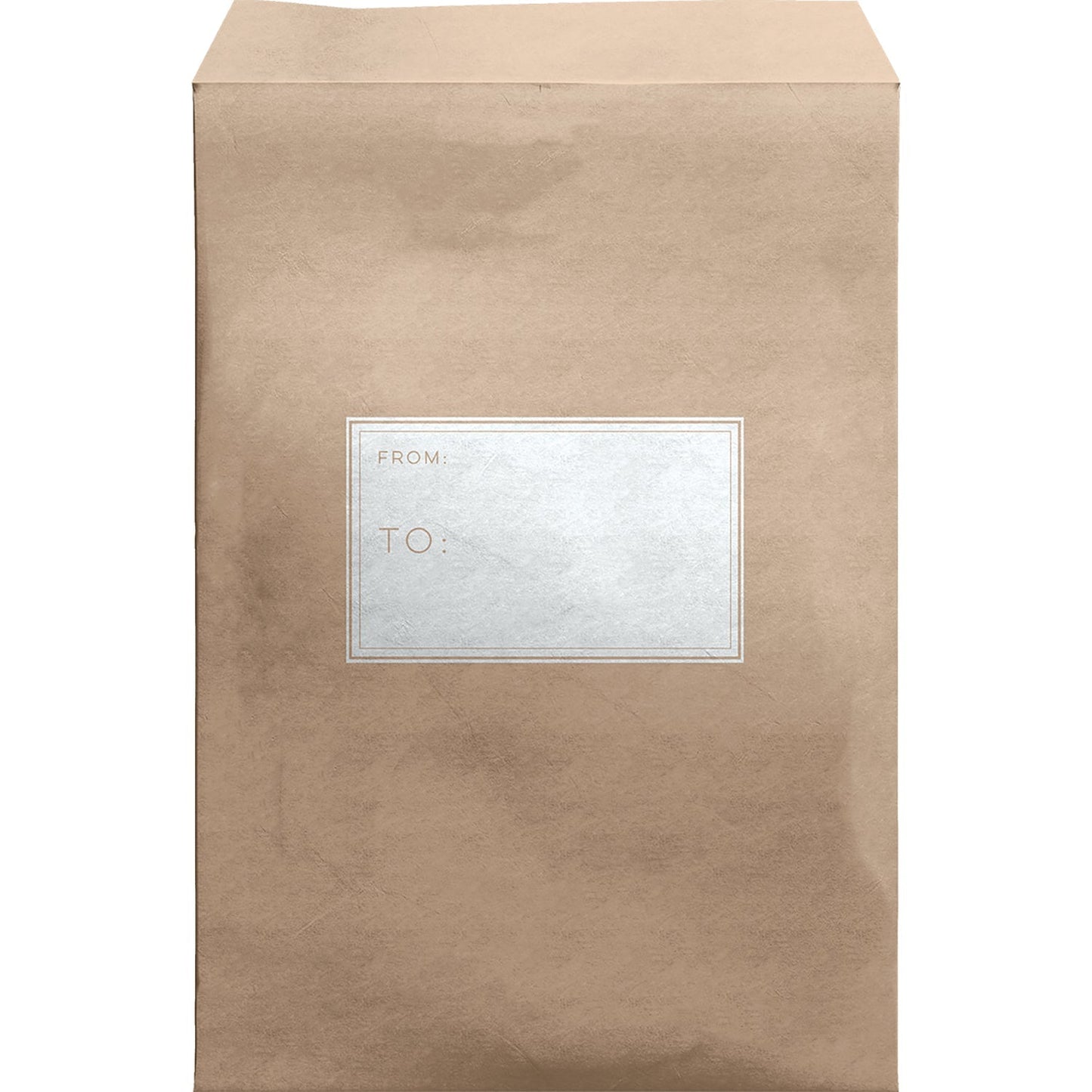 Medium Printed Padded Mailing Envelopes, Natural by Present Paper