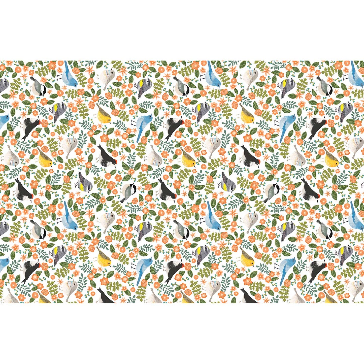 Birdie 20" x 30" Floral Gift Tissue Paper by Present Paper