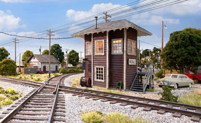 Woodland Scenics BR5878 O Scale Built Up Structure - Interlocking Switch Tower