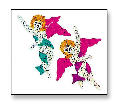 Bulk Roll Prismatic Stickers, Angel (100 Repeats) by Present Paper