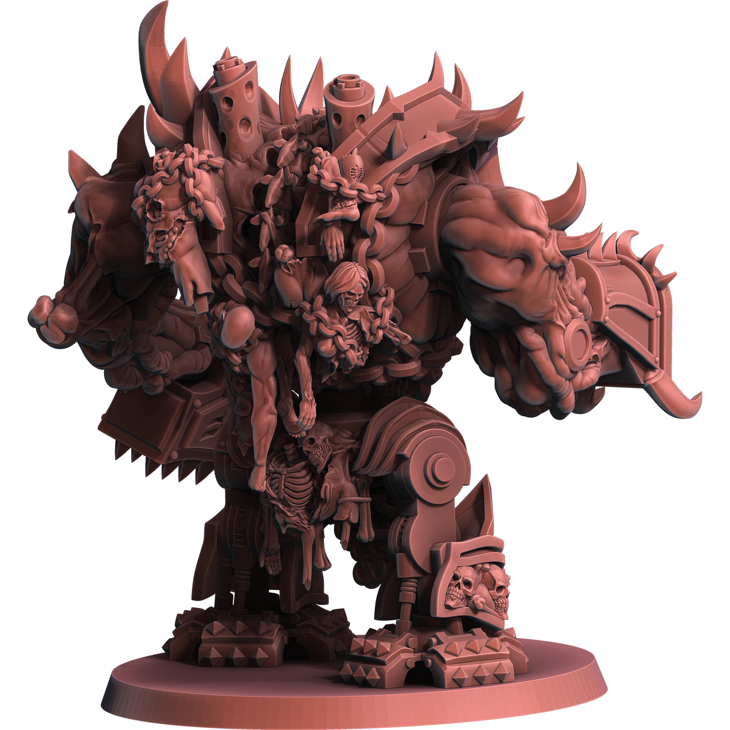Chaos Wrath Juggernaut Multipart Set by WildMesh – Resin Printed Grimdark Sci-Fi Mini (28/32mm)
