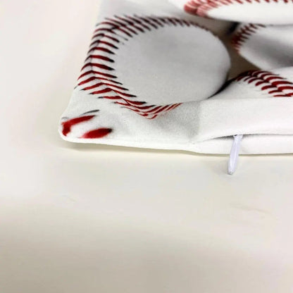 Baseballs | White | Teen Room Decor | Baseball Decor | Baseball Room Decor | Baseball Gifts | Baseball Gifts for Boys | Sports | Baseball by UniikPillows