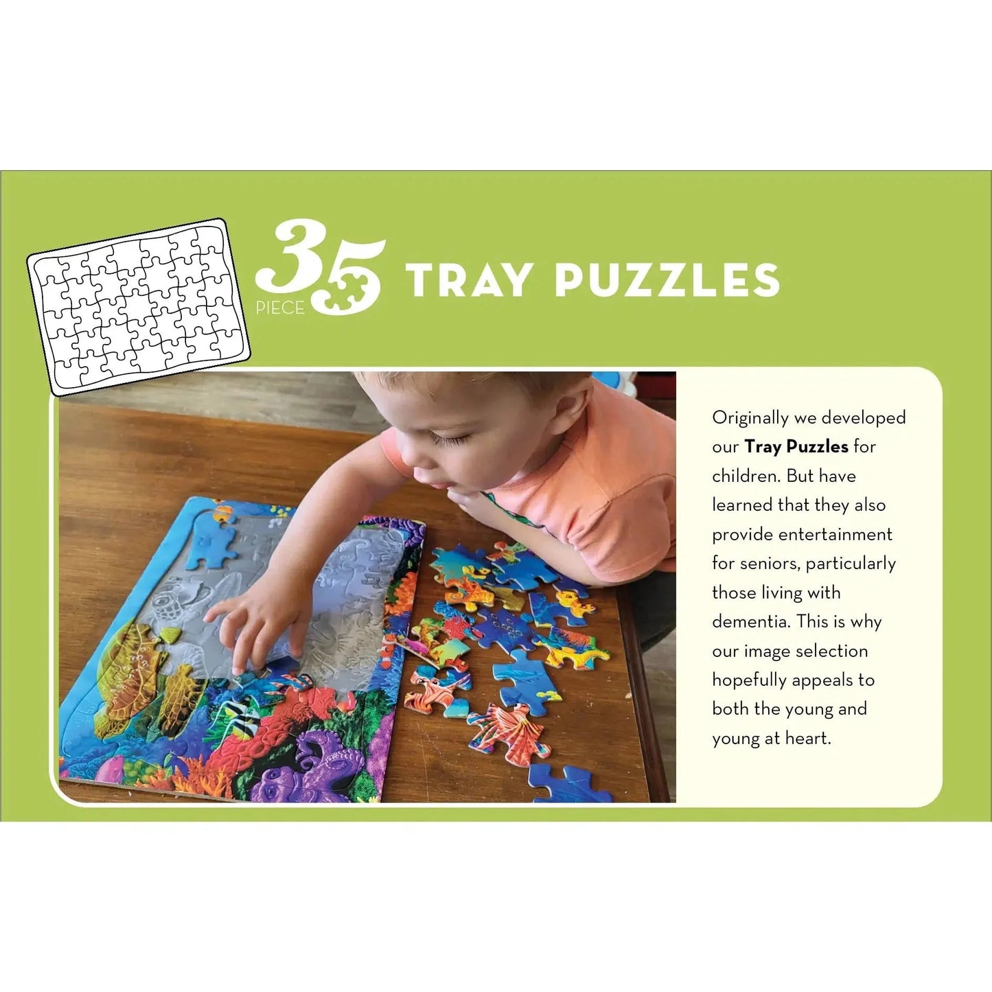 Bear Lake 35 Piece Tray Jigsaw Puzzle Cobble Hill