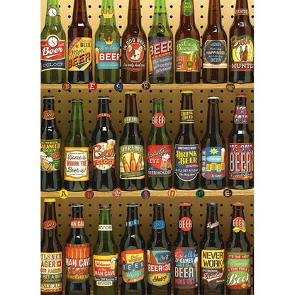 Beer Collection 1000 Piece Jigsaw Puzzle Cobble Hill